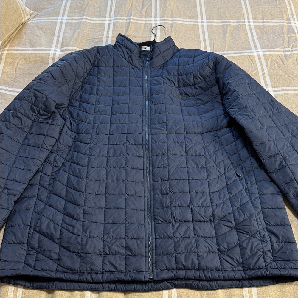 The North Face Dark Blue Quilted Jacket